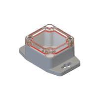 Serpac RBF22P04C10G NEMA/IP Rated RB22 Enclosure Top Clear Bottom Gray