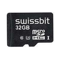 Swissbit SFSD032GN1AM1TO-I-ZK-22P-STD MicroSD Cards Industrial microSD Card, S-56u, 32 GB, 3D PSLC Flash, -40C to +85C