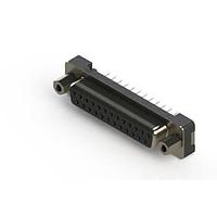 EDAC 628-025-624-013 D-Sub Connectors - Standard Density Vertical Plastic Body D-Sub Connector