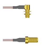 Amphenol Custom Cable Q-2P0710005011i RF Cable Assemblies SMA-RJB/SMA-SJ G316 11I
