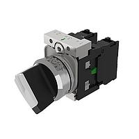 EAO 45-1828.2C90.001.105 Rotary Switches L-R Short WH 1NO1NC On-Off Scrw Trm Mtl