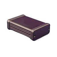 Hammond Manufacturing 1455C801BK PC Board MetalEndPanel, Black 3.15 x 0.91 x 2.13"