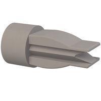 Essentra Components 60SPG00003 Grommet Nut Grommet Nut, .270x.290 Hole, .020-.140 Panel Thk