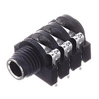 Amphenol Audio ACJS-MHR Phone Connectors 1/4"OFFSET HOR CHASSIS CONN MNT