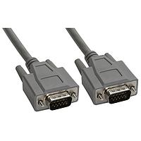 Amphenol Cables on Demand CS-DSPMHD15MM-012 RS-232 Cable CABLE, HD15M/M DBL SHD 12' (Not for VGA)