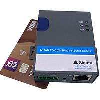 Siretta QUARTZ-COMPACT-G11-LTE (US) Routers QUARTZ-COMPACT ROUTER 4G US FREQ with GPS 1 x LAN, SIM, 1 x RS232