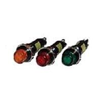 Dialight 612-3332-140F LED Panel Mount Indicators Yellow 90mcd 24VDC 15mA