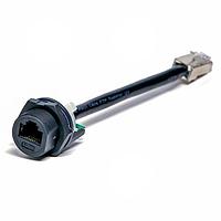 Amphenol LTW RDP-00BFFA-SLM7002 Field RJ45, Accessory, Large Size, 1.5A, I Adaptor, Feed-Thru, Screw Thread, Straight, IP67