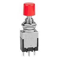 NKK Switches EB2065-BC Light Touch Switches SPDT ON-ON .315 RED CAP 3A SOLDER LUG