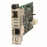 Lantronix C3220-1040 Ethernet Switches, Managed MEDIA CONVERTER- 10/100/1000BASET TO 1xSFP