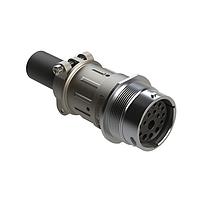 Amphenol SINE Systems AHDM04-24-18SN-059 Connectors Receptacle Kit, shell size 24, 18 positions, socket, standard seal, wide thread, cable clamp backshell