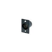 NEUTRIK NC5MP-B Receptacles 5C MALE BLACK GOLD CONTACTS