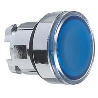 SCHNEIDER ZB4BA68 Momentary FLUSH W/ TRNSPRNT CAP, BLUE
