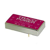 TRACO Power TEL 15-1213 Isolated Product Type: DC/DC; Package Style: 2"x1"; Output Power (W): 15; Input Voltage: 9-18 VDC; Output 1 (Vdc): 15; Output 2 (Vdc): N/A; Output 3 (Vdc): N/A