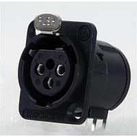 Switchcraft E4FRAB Connectors 4 POS RECEPT R/A BL