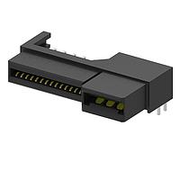 Molex 45984-2153 Receptacle Headers EXTreme LPHPower RECP Header Right-Angle 2 Power CONT 28 Signal CONT Au Plating