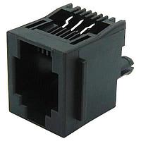 Stewart Connector SS-90000-007 Modular RJ12 jack  Vertical  6 Contact  6 Position  Unshielded  Flanged