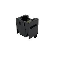 Adam Tech MTJ-88DX1-LG Modular RJ45 MODULAR JACK, DIP, TOP ENTR