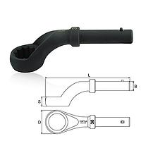 TOPTUL AAAVA0A0 Single Ring Wrench Offset (100mm L=378mm)