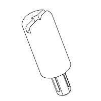 Amphenol Piher JPEPL5012GR Shaft Shaft PT10 FIG,3 Grey