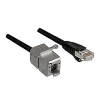 Stewart Connector BM-1RSPK001F Cat 6a CAT 6a RJ45 Male to Tool-less Cable Splicer  1FT