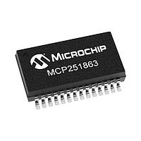 Microchip Technology MCP251863T-E/SS External CAN FD Controller with SPI Interface CAN FD Controller and CAN FD TRX w/SPI Interface Grade 1