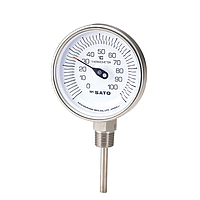 skSATO BM-S-90S Bimetal Thermometers (-30~50°C;60mm)