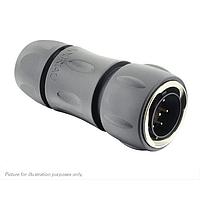 Eaton Souriau-Sunbank UTGX6JC14E7P Plugs Plug, with cable gland backshell, with 7 male solder contacts, IP68/69K in unmated conditions