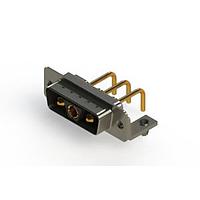 EDAC 629-3WK3250-1T3 Mixed Contact D-Sub Connectors Right-angle Power Combo D-Sub Connector