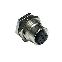 Amphenol LTW M12A-12PFFS-SF8CA0 Sensor Cables / Actuator Cables M12 Circular Metric Connector, A Code, Metal, 1.5A, 12 pins, Female Connector, Female Contact, Hexagonal, Screw Thread, Solder, Receptacle With Cable/Wire, Length 1000mm, IP68 / IP69K