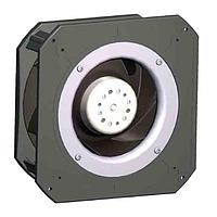 Delta Electronics, Inc. GTM019FUA07R-V Centrifugal EC Blower, 225x225x85mm, 230VAC, 443CFM, 85W, w/Inlet Nozzle in Bracket, IP54