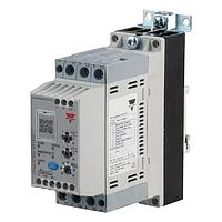 Carlo Gavazzi RSGD6032GGVX210C Motor Drives 3 phase soft starter for induction motors, Operating voltage (Ue): 220 - 600 Vac , Rated current (Ie): 32 Aac, Control voltage (Uc): 100 - 240 Vac/dc , DIN rail mount, Supply voltage (Us): 100 - 240 Vac/dc , 2-phase control, Class 10 overload, Modbus