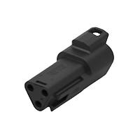 DEUTSCH - TE Connectivity 934442201 Connectors 3CCT BLACK RECEP W/LARGE SEAL