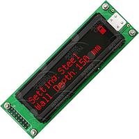 Matrix Orbital LK202-25-R LCD Character Display Modules Black Background Red Text