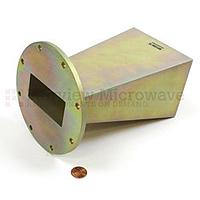 Fairview  SH1284-10 WR-284 Standard Waveguide Horn With UG-584/U Round Cover Flange and 10 dB Nominal Gain Operating From 2.6 GHz to 3.95 GHz Frequency Range