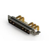 EDAC 629-17W5250-4TB Mixed Contact D-Sub Connectors Right-angle Power Combo D-Sub Connector