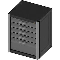 Swivellink RB-MTC-TBOX-5D Tool Box MOBILE CART TOOL BOX 5 DRAWERS