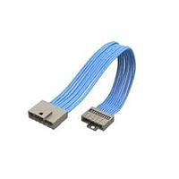 Samtec T1SST-02-28-GF-05.0 Discrete Wire Cable Assemblies 1.00 mm Micro Mate(TM) Single Row Discrete Wire Cable Assembly