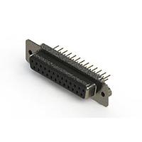 EDAC 628-M25-321-BT2 D-Sub Connectors - Standard Density Vertical Machined D-Sub Connector