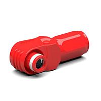 Amphenol Industrial SLPPB50BSR0 DC Plugs 8mm SL+ R/A PLUG 50MM2,RED,90 KEYWAY