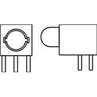 Dialight 550-1107F LED Circuit Board Indicators RED DIFFUSED LOW CURRENT