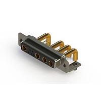 EDAC 630-9W4-250-4NB Mixed Contact D-Sub Connectors Right-angle Power Combo D-Sub Connector