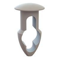 Essentra Components 27KY2190250 Keyhole Rivet Keyhole Rivet, .219 Hole, .250 Panel Thk