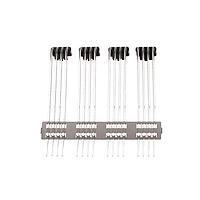 AMP Connectors - TE Connectivity 4-2338495-1 Cage Assemblies 1x4 EMI springs 4LP