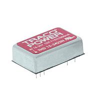 TRACO Power THD 15-2423N Isolated Product Type: DC/DC; Package Style: DIP-24; Output Power (W): 15; Input Voltage: 18-36 VDC; Output 1 (Vdc): 15; Output 2 (Vdc): -15; Output 3 (Vdc): N/A