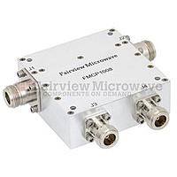 Fairview  FMCP1008 Precision N Dual Directional Coupler 50 dB 1,000 MHz Rated To 1000 Watts