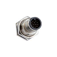 Amphenol LTW MSAS-17PMMS-SF8001 Sensor Cables / Actuator Cables M12 Circular Metric Connector, A Code, Metal, 1.5A, 17 pins, Male Connector, Male Contact, Hexagonal, PG9, Screw Thread, Solder, Receptacle, Front Fastened, Panel Thickness 4.5, IP68 / IP69K