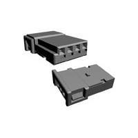 AMP Connectors - TE Connectivity 1241634-1 Connector Housing MQS BU-GEH 4P SW