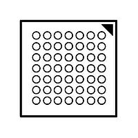 Lattice Semiconductor ICE40LP384-CM49TR FPGA - Field Programmable Gate Array iCE40LP Ultra LowPwr 384 LUTs 1.2V
