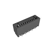 Amphenol FCI HFW10S-4STZE1HLF Headers 1.00mm Flex Connector, HFW Straight series, 10 Position, Top Entry Surface Mount, Tin plating, Non-ZIF, Halogen-free .